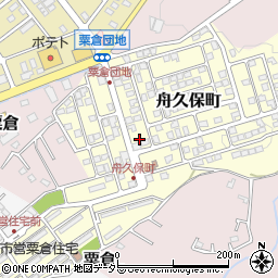 静岡県富士宮市舟久保町周辺の地図