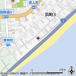 早瀬ひもの店周辺の地図