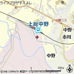 千葉県夷隅郡大多喜町堀切54周辺の地図