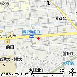 中京銀行稲沢中央支店周辺の地図