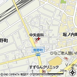 愛知県春日井市熊野町1972-1周辺の地図
