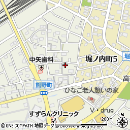 愛知県春日井市熊野町1963-3周辺の地図