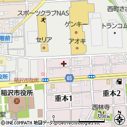 かつや 愛知稲沢店周辺の地図