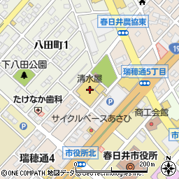株式会社清水屋春日井店　外商部周辺の地図
