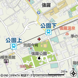 神奈川県足柄下郡箱根町強羅1300-64周辺の地図