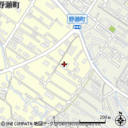 滋賀県彦根市野瀬町14-7周辺の地図