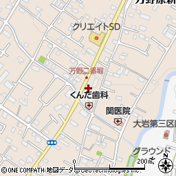 静岡県富士宮市万野原新田3322周辺の地図
