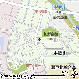 愛知県瀬戸市本郷町1018周辺の地図