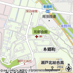 愛知県瀬戸市本郷町1022周辺の地図