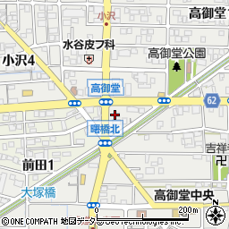 来来亭 稲沢店周辺の地図