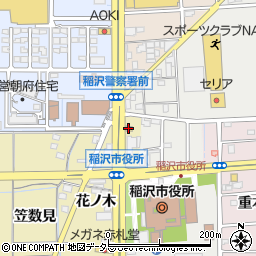 吉野家 稲沢市役所前店周辺の地図