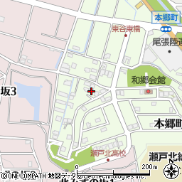 愛知県瀬戸市本郷町210周辺の地図