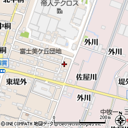 愛知県稲沢市祖父江町四貫堤外1-36周辺の地図