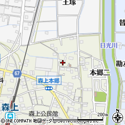 愛知県稲沢市祖父江町森上本郷三33周辺の地図