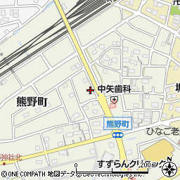 愛知県春日井市熊野町1997周辺の地図