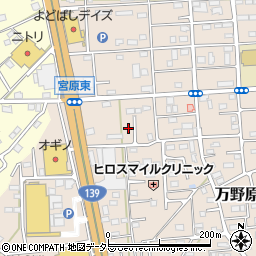 静岡県富士宮市万野原新田3754-7周辺の地図