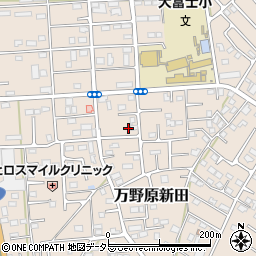 静岡県富士宮市万野原新田3913周辺の地図