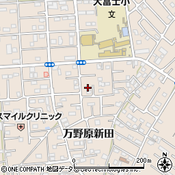 静岡県富士宮市万野原新田3981周辺の地図