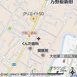 静岡県富士宮市万野原新田3100-1周辺の地図