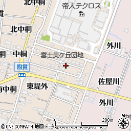 愛知県稲沢市祖父江町四貫堤外1-55周辺の地図