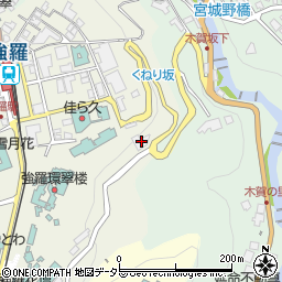 神奈川県足柄下郡箱根町強羅1300-177周辺の地図