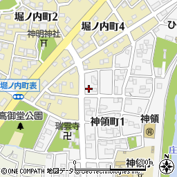 愛知県春日井市神領町1丁目23-2周辺の地図