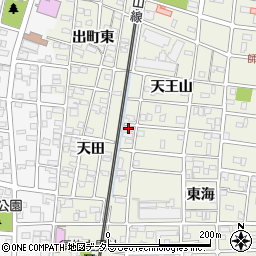 天王山ハイツＡ棟周辺の地図