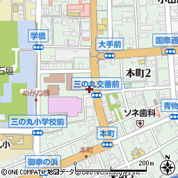 小田原警察署三の丸交番周辺の地図