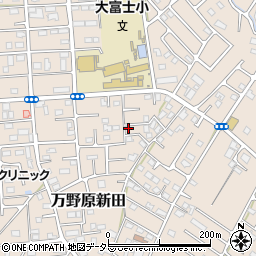 静岡県富士宮市万野原新田3979-8周辺の地図