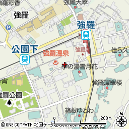 神奈川県足柄下郡箱根町強羅1300-356周辺の地図