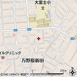 静岡県富士宮市万野原新田3980周辺の地図