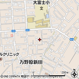 静岡県富士宮市万野原新田3980-4周辺の地図