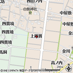 愛知県稲沢市祖父江町四貫上四貫周辺の地図