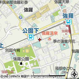 神奈川県足柄下郡箱根町強羅1300-428周辺の地図
