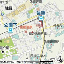 神奈川県足柄下郡箱根町強羅1300-362周辺の地図
