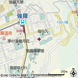神奈川県足柄下郡箱根町強羅1300-491周辺の地図