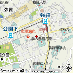 神奈川県足柄下郡箱根町強羅1300-407周辺の地図