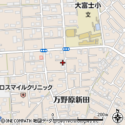 静岡県富士宮市万野原新田3911周辺の地図