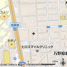 静岡県富士宮市万野原新田3754-10周辺の地図