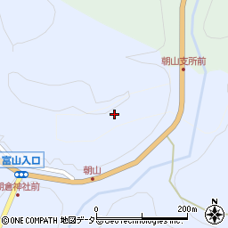 島根県大田市朝山町朝倉城連周辺の地図