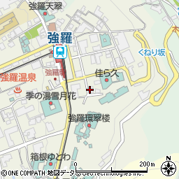 神奈川県足柄下郡箱根町強羅1300-382周辺の地図