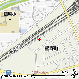 愛知県春日井市熊野町2260-4周辺の地図