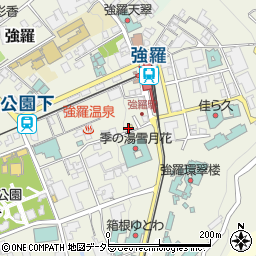神奈川県足柄下郡箱根町強羅1300-279周辺の地図