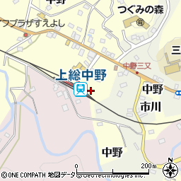 中野駅トイレ周辺の地図