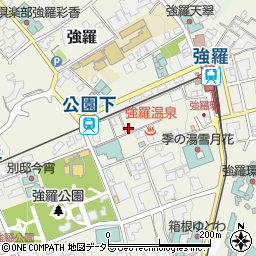 神奈川県足柄下郡箱根町強羅1300-434周辺の地図