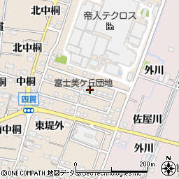 愛知県稲沢市祖父江町四貫堤外1-67周辺の地図