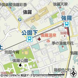 神奈川県足柄下郡箱根町強羅1300-45周辺の地図