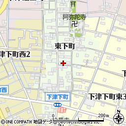 愛知県稲沢市下津町東下町31周辺の地図