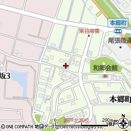 愛知県瀬戸市本郷町770周辺の地図