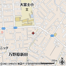 静岡県富士宮市万野原新田3979周辺の地図